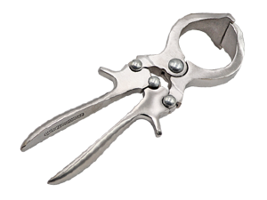 Pig castration pliers tool