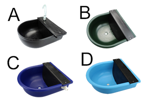  Cattle water drinking bowls