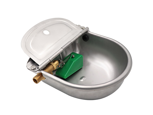 copper valve cattle water bowl