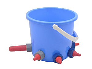 plastic calf feeding bucket