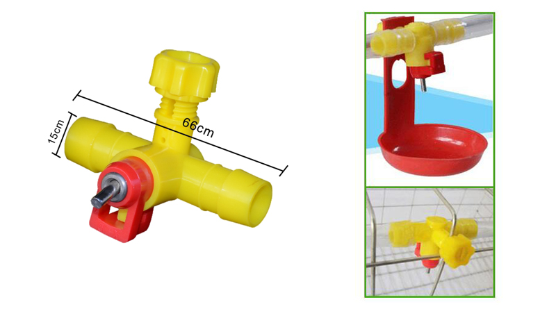 Poultry chicken feeder and drinker waterer cups