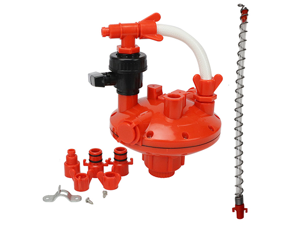 Poultry chicken water pressure regulator