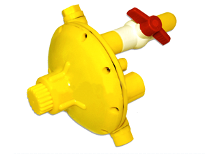 Poultry chicken water pressure regulator