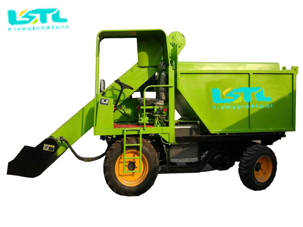 cattle manure collector machine