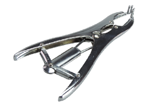 Animal castration pliers with stainless steel