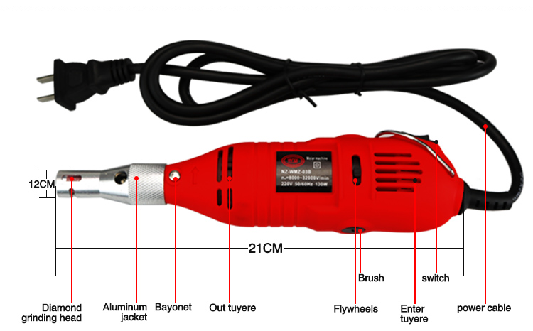  Pig grinding teeth machine