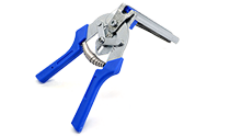 Cage fastener applicator plier