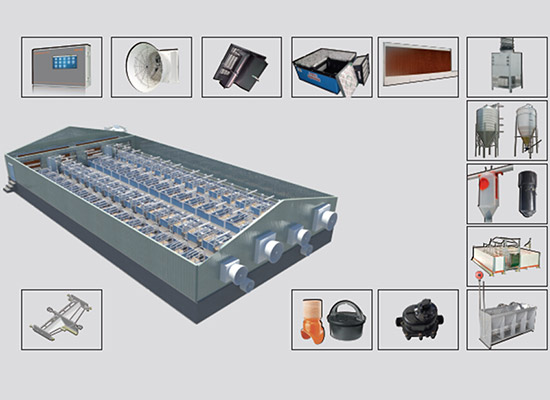 Pig farm layout design