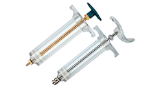 Stainless steel syringe